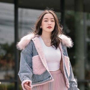 Diana Pink Fur Jacket