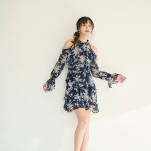 Iris Sapphire Dress (พร้อมส่ง)